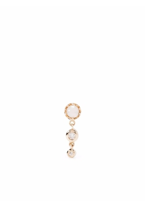 Maria Black 14kt yellow gold diamond Lustre stud earring