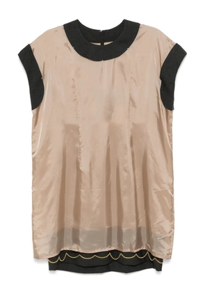 Kolor sleeveless dress - Neutrals