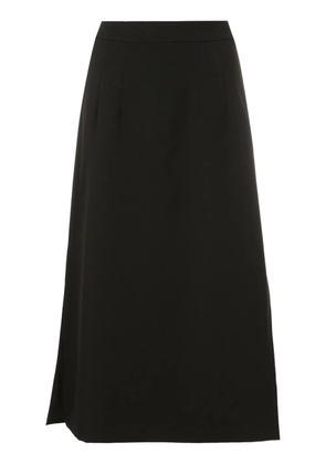Olympiah Fenda side-slit midi skirt - Black