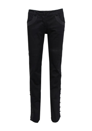 Emporio Armani Pre-Owned button-detailing trousers - Black