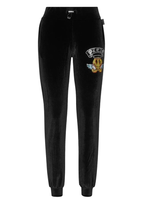 Philipp Plein velvet track pants - Black