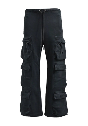 BREATH fade cargo track pants - Black