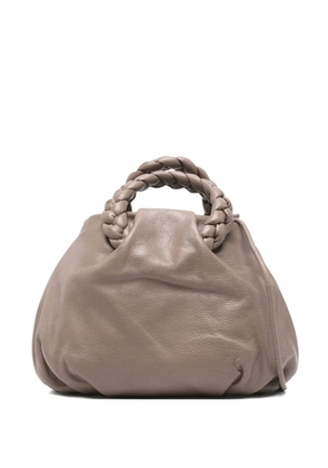 Hereu Bombon leather tote bag - Grey