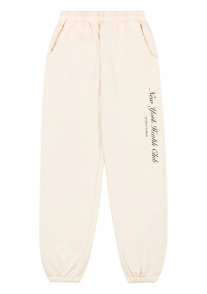 Sporty & Rich NY Health Club sweatpants - Neutrals