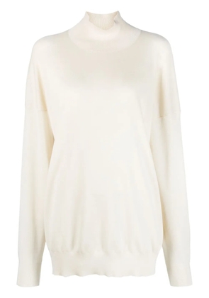 The Row silk-blend jumper - Neutrals