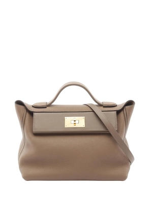 Hermès Pre-Owned 2021 Togo 24/24 29 satchel - Brown