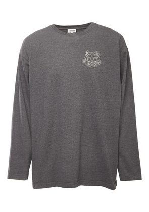 Kenzo Pre-Owned embroidered-logo sweater - Grey