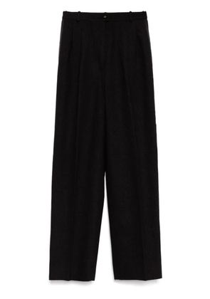 CHANEL Pre-Owned 1990-2000s logo-taped trousers - Grey