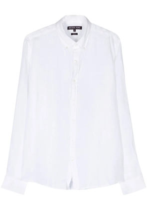 Michael Kors long-sleeve linen shirt - White