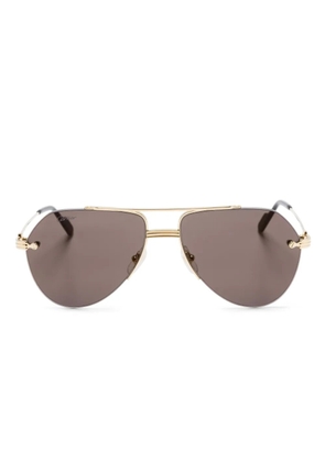Cartier Eyewear pilot-frame sunglasses - Gold