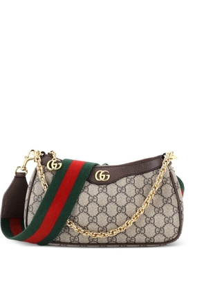 Gucci Pre-Owned Ophidia Charm Shoulder Bag GG Coated Canvas Small crossbody bag - Brown