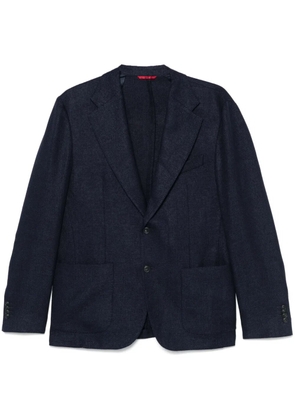 Fay interwoven blazer - Blue