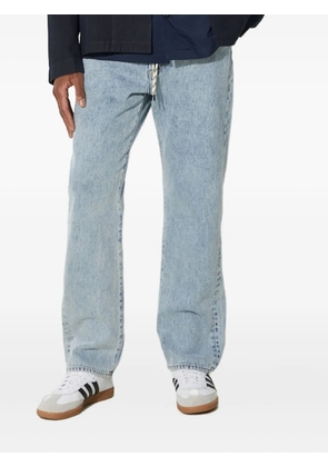 Aries embroidered-logo jeans - Blue