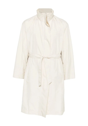 Issey Miyake Pre-Owned 2000s taffeta coat - Neutrals