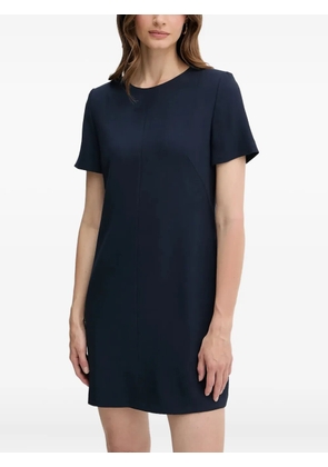 BOSS short-sleeve shift mini dress - Blue