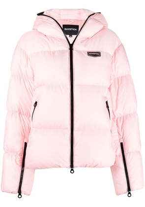 Duvetica long-sleeve padded jacket - Pink