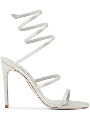 René Caovilla Cleo satin sandals - Grey