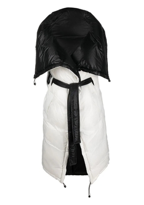 Krizia Panther-print padded parka - Black