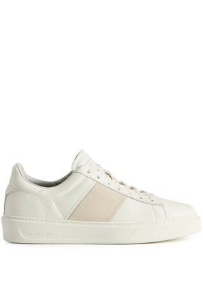 Woolrich round-toe trainers - White