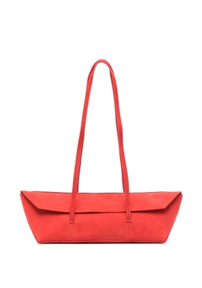 Christopher Esber mini Gondola suede tote bag - Red