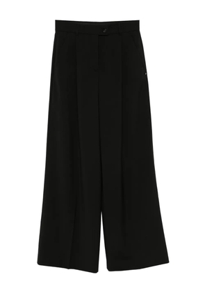 Sportmax pleated wide-leg trousers - Black