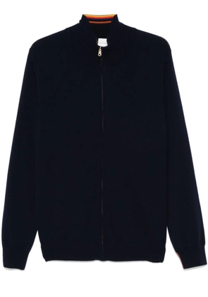 Paul Smith zip-up cardigan - Blue