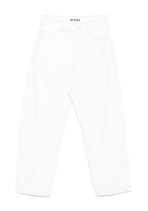 Sunnei tapered jeans - White