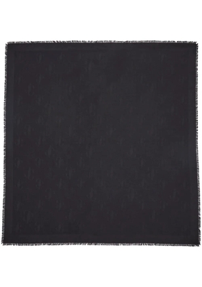 Jimmy Choo Emani monogram-jacquard silk-blend scarf - Black