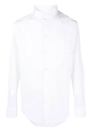 Emporio Armani wingtip-collar long sleeve shirt - White