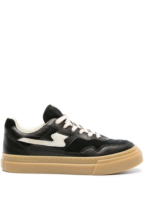 Stepney Workers Club Pearl S-Strike leather sneakers - Black