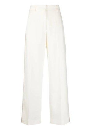 Palm Angels side-stripe trousers - White