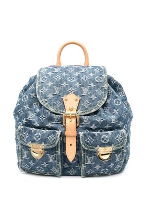 Louis Vuitton Pre-Owned 2003 monogram denim backpack - Blue