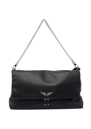 Zadig&Voltaire chain-strap leather shoulder bag - Black