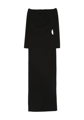 Solace London Mircea off-shoulder cut-out maxi dress - Black