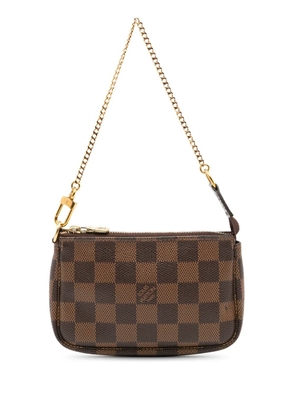 Louis Vuitton Pre-Owned 2019 Damier Ebene Mini Pochette Accessoires handbag - Brown