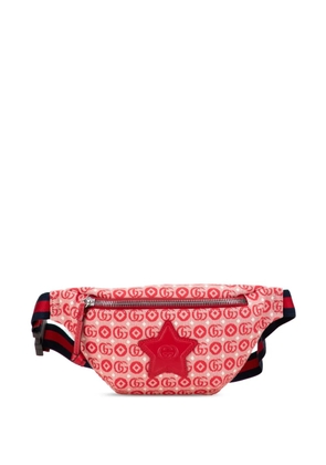 Gucci Pre-Owned 2016-2025 Kids GG Supreme Stars Web belt bag - Red