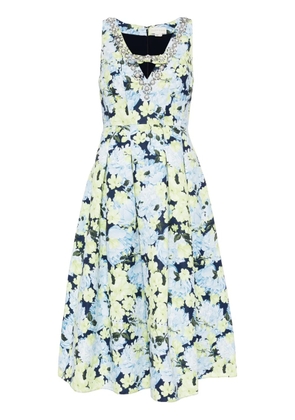Sachin & Babi Millie floral-print midi dress - Blue