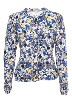 Kenzo Pre-Owned printed cardigan - Blue