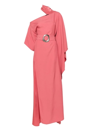 Taller Marmo Taylor belted crepe kaftan - Pink