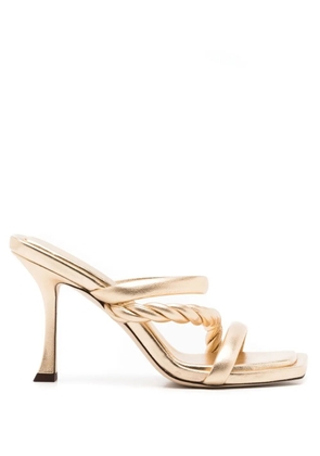 Jimmy Choo Diosa 90mm sandals - Gold