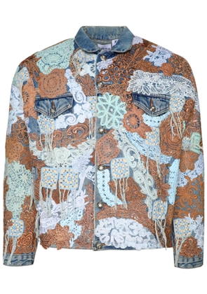 EARTHLING VIP Poetic Lust denim jacket - Brown