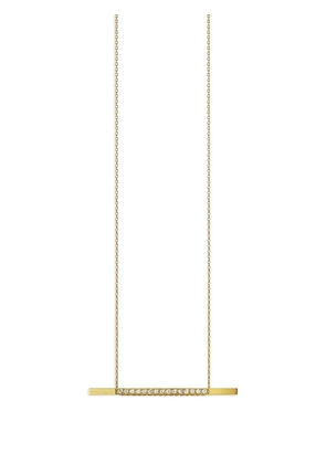 Shihara 18kt yellow gold Bar 02 diamond necklace