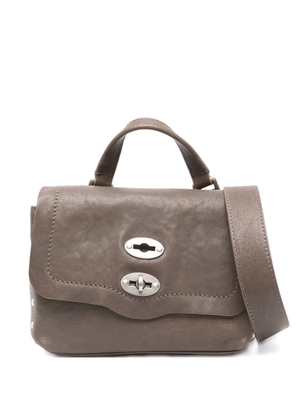 Zanellato leather tote bag - Brown