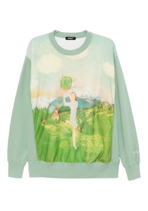 Undercover cotton sweatshirt - Green