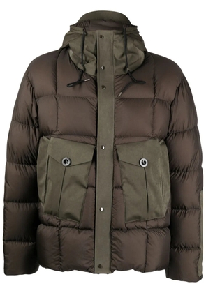 Ten C Tempest Combo down jacket - Green