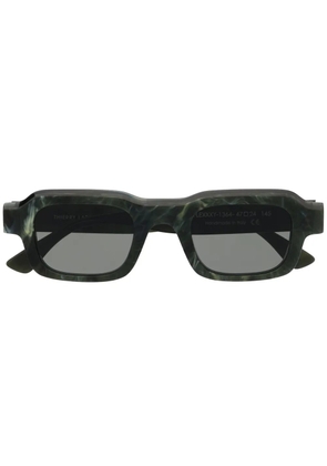 Thierry Lasry Flexxxy rectangle-frame sunglasses - Green