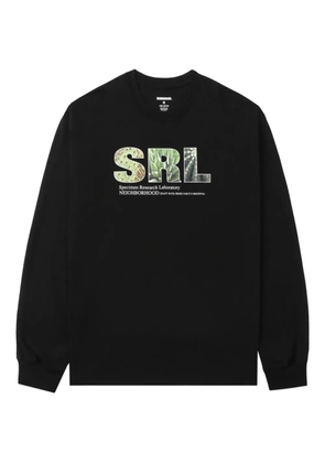 Neighborhood SRL graphic-print long-sleeve T-shirt - Black