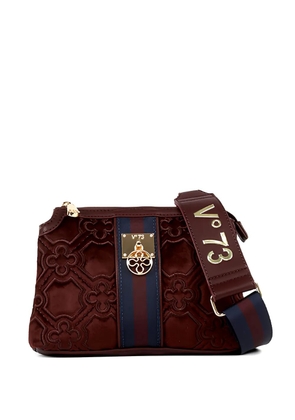 V°73 striped-strap shoulder bag - Red