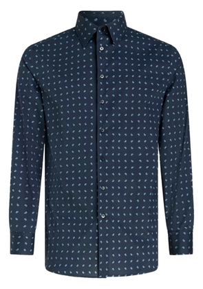 ETRO paisley-print cotton shirt - Blue