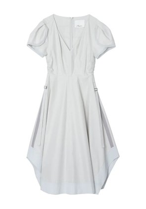 3.1 Phillip Lim puff-sleeve asymmetrical dress - Neutrals